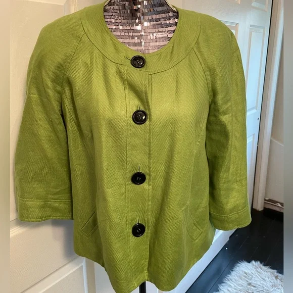 Jones New York Linen Blazer - Picture 1 of 4